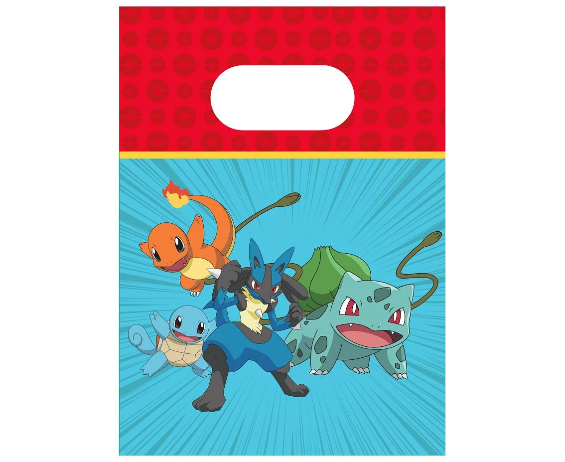 Torebki papierowe Pokemon, 4 szt.